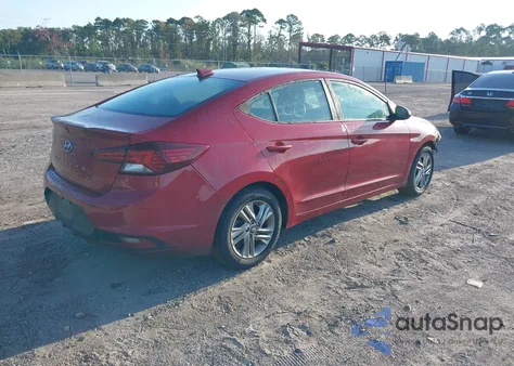 2019 Hyundai Elantra Sel z USA, uszkodzony, nr VIN KMHD84LF3KU743521